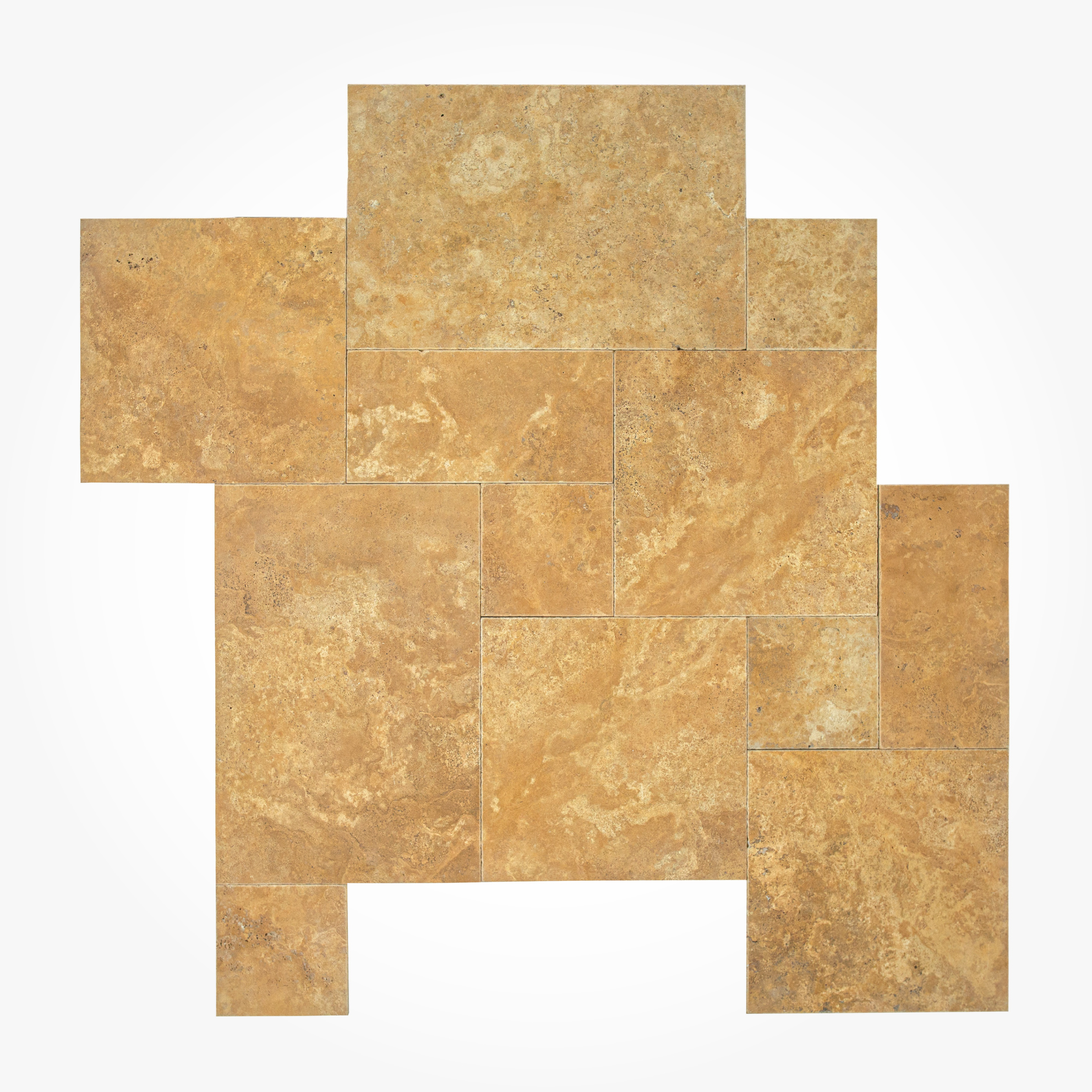 Gold Tumbled - French Pattern