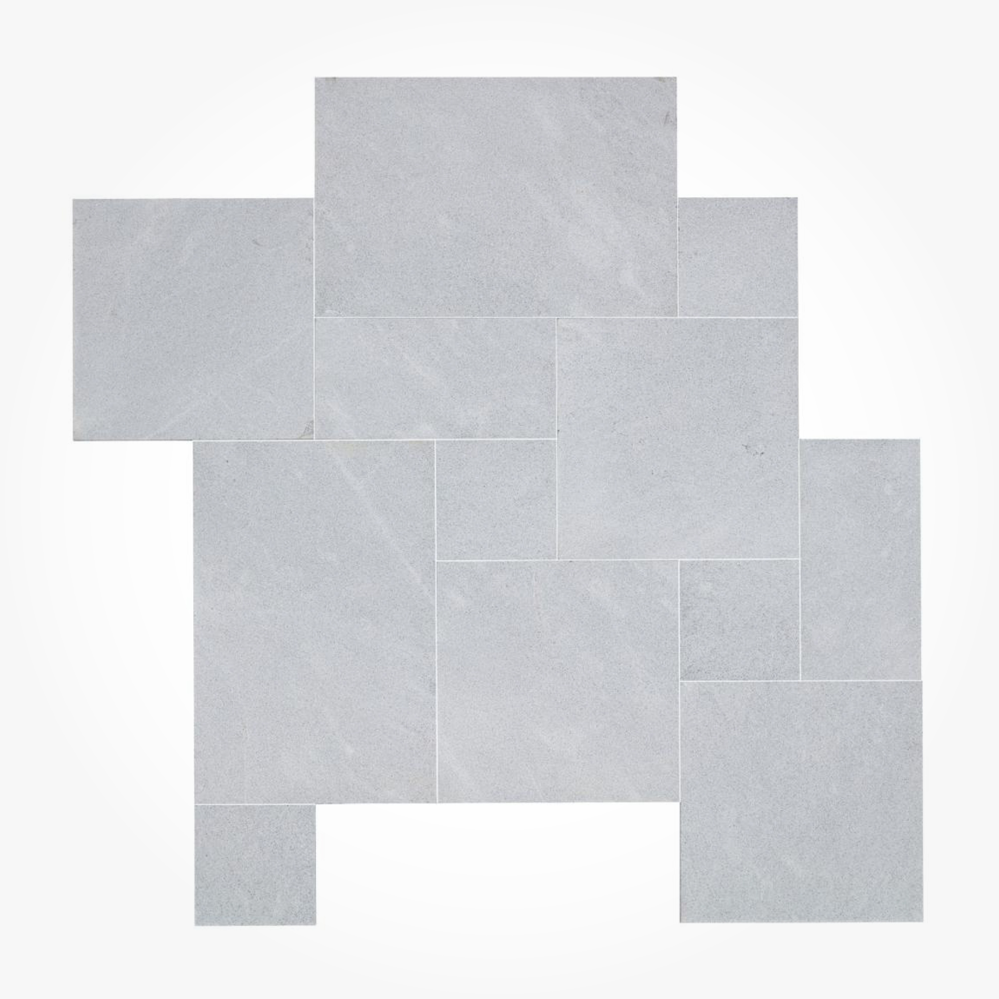 Sky Blue Sandblasted - French Pattern