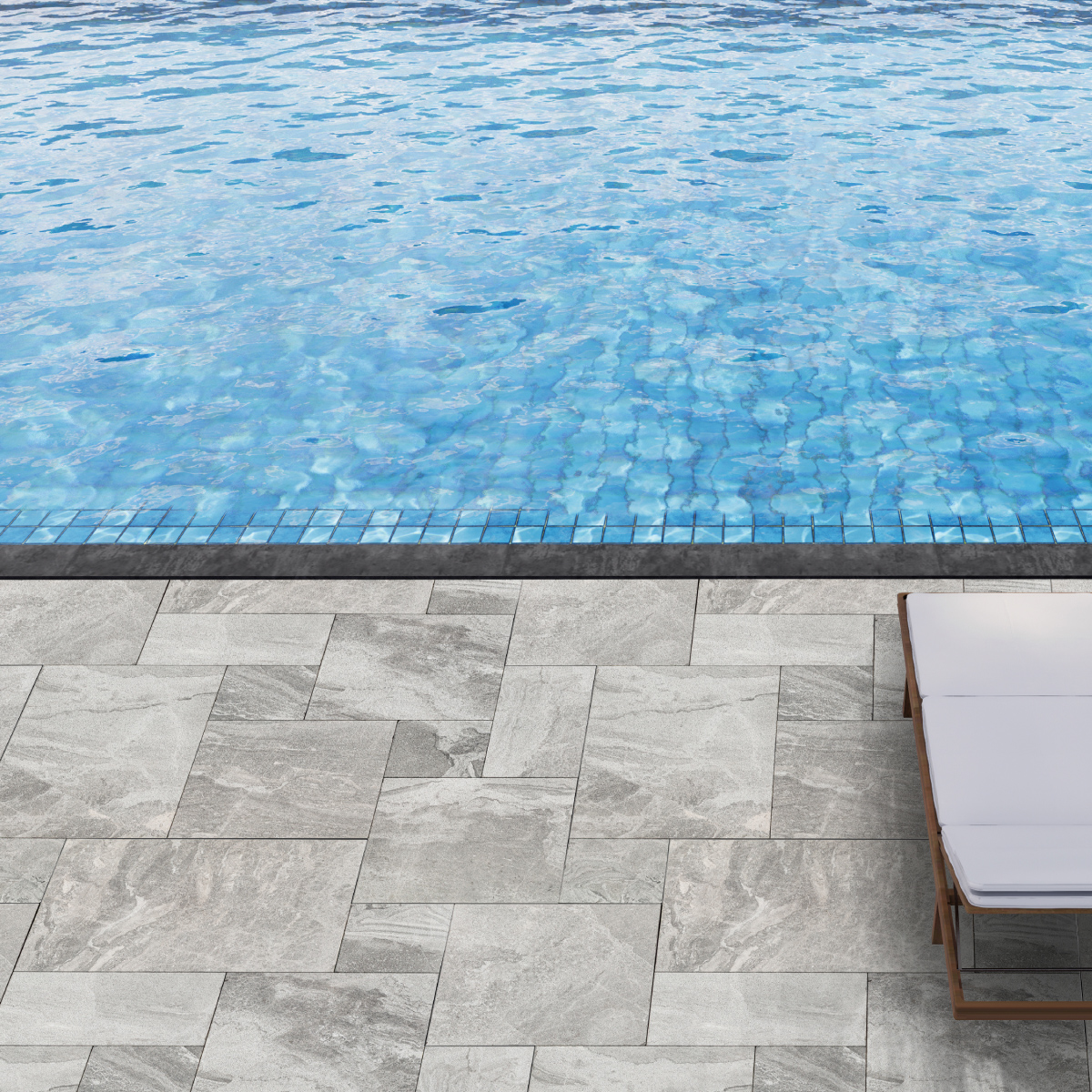 Hurok Marble - Hardscape Collection - Natural Stone Pavers - Atlantic Platinum Leather