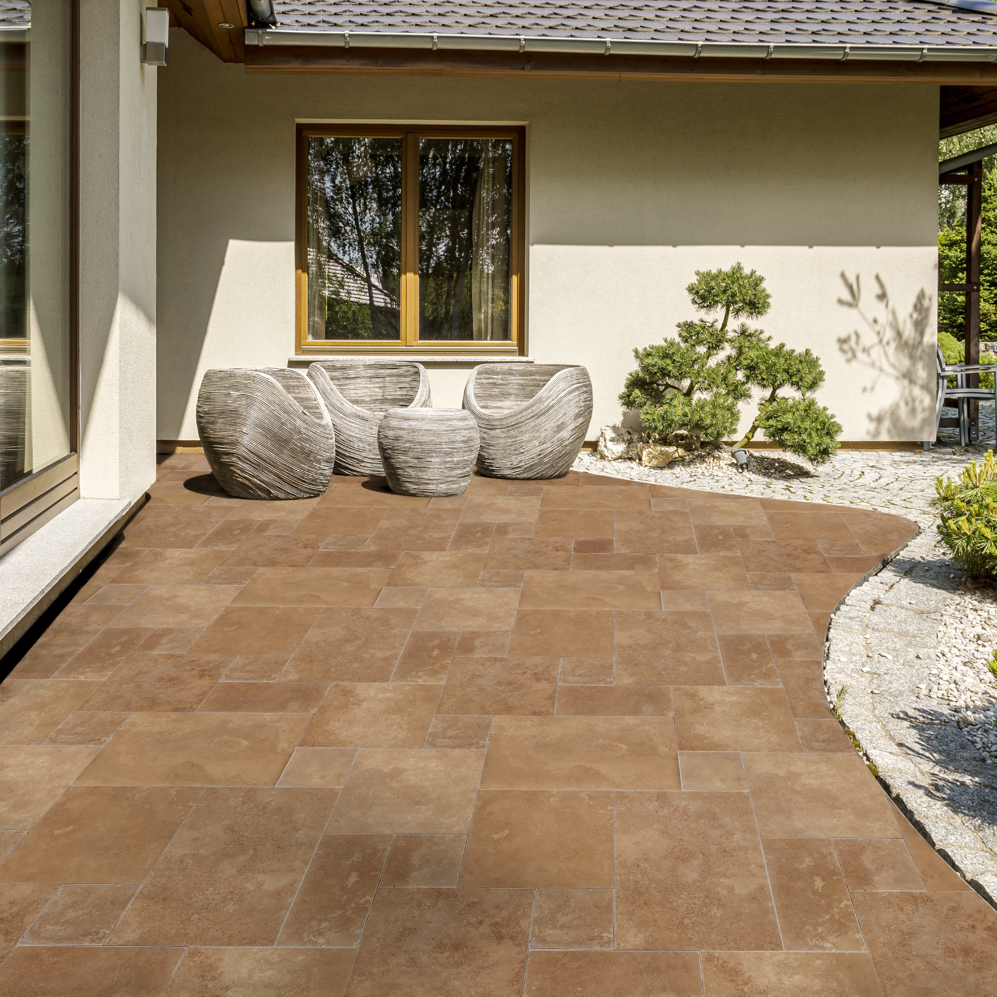 Hurok Marble - Hardscape Collection - Natural Stone Pavers - Noce Tumbled
