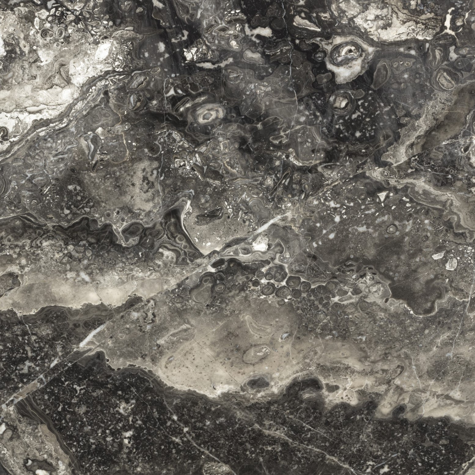 Hurok Marble - Interior Collection - Natural Stone Tiles - Silver Fantasy Marble Texture