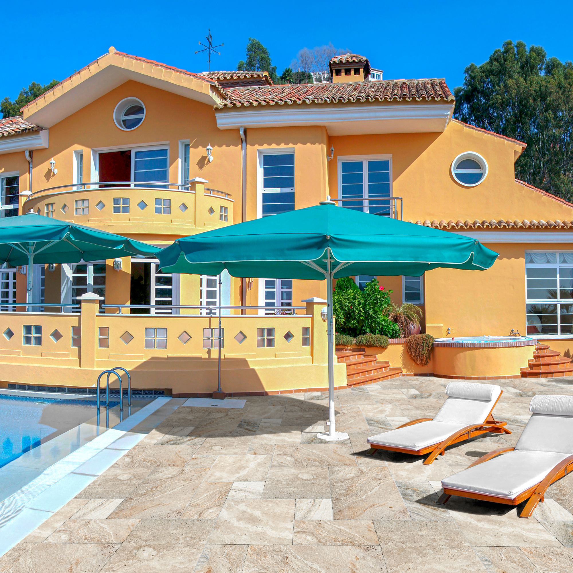 Hurok Marble - Hardscape Collection - Natural Stone Pavers - Valencia Tumbled