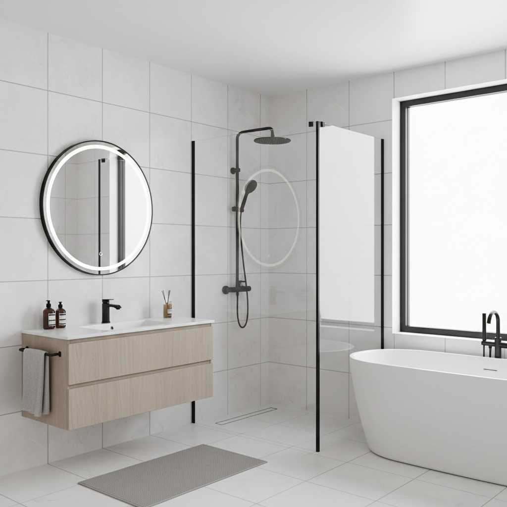 Interior Collection - Natural Stone Tile - Marble Tile - Ice White Marble Finished