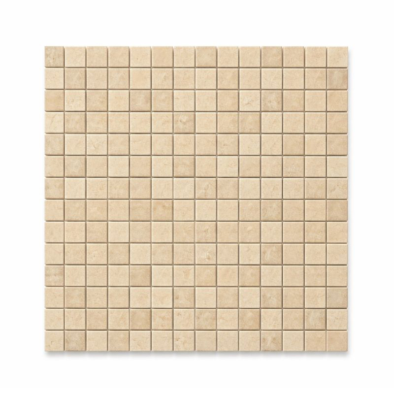 CREMA NOUVA POLISHED MARBLE MOSAIC 1x1